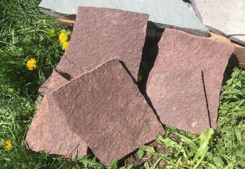 Плитняк лемезит бордовый для цоколя 1,5-2 см купить в Республике Якутия