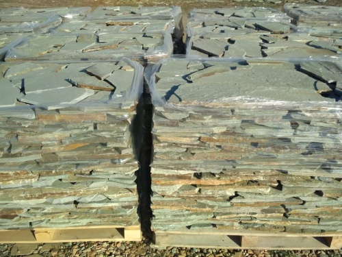 Плитняк златолит зелёный для цоколя, отмостки купить в Республике Якутия