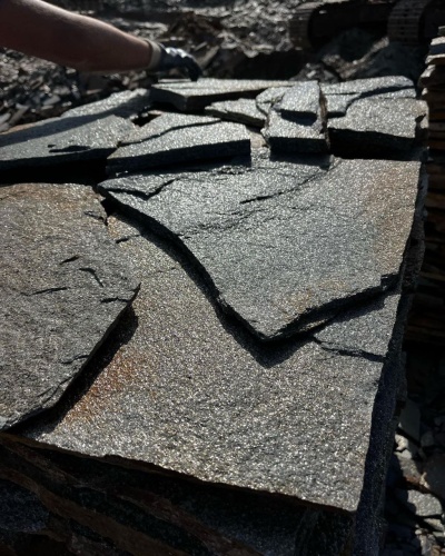 Плитняк златолит серебристый для фасада купить в Республике Якутия