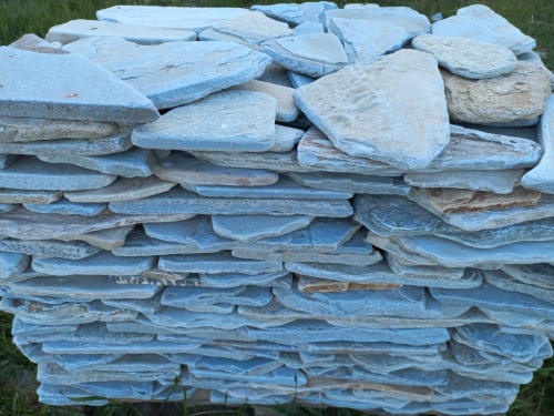 Плитняк златолит зелёный галтованный для цоколя купить в Республике Якутия